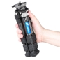 Preview: Leofoto Carbon-Dreibeinstativ LS-223CEX Ranger mit Nivellierschale + Panoramateller RH-0